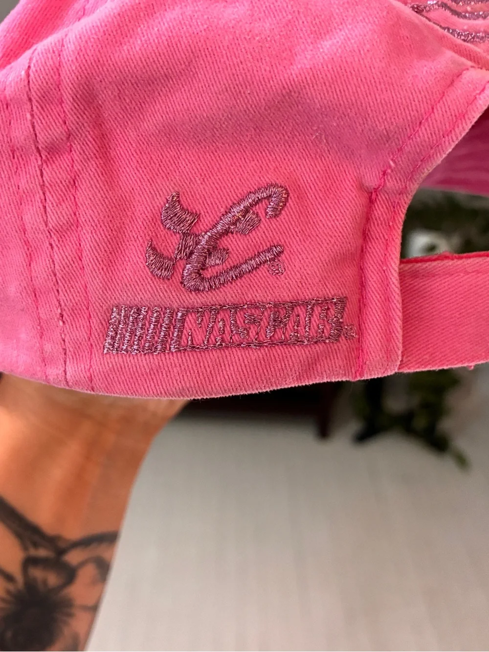 Vintage NASCAR Chase Authentics Pink Dale Earnhardt Jr. Kids Cap Hat
